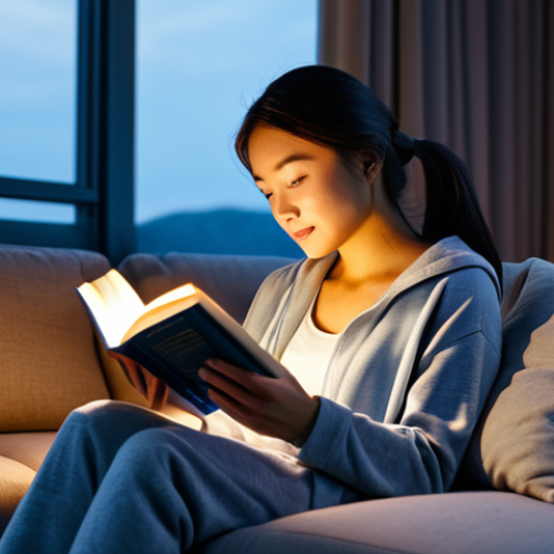 스마트 조명 시스템의 실내 인테리어 디자인 - Personalized Lighting Scene**

"A modern living room at dusk, illuminated by soft, warm智能照明(smart li...