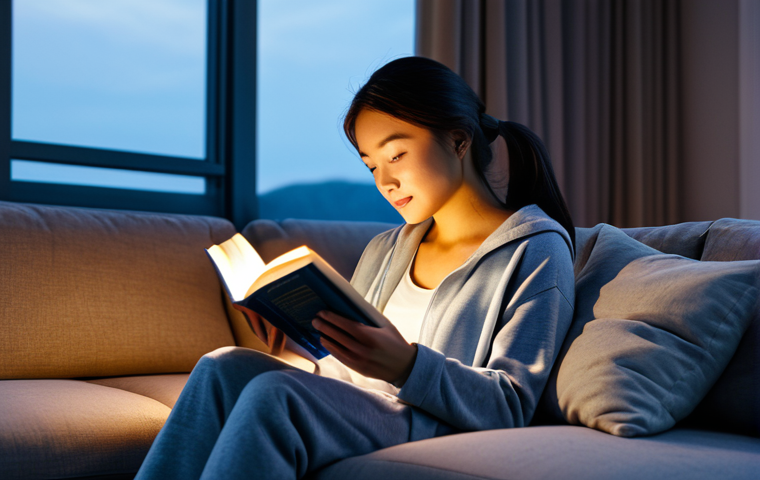 스마트 조명 시스템의 실내 인테리어 디자인 - Personalized Lighting Scene**

"A modern living room at dusk, illuminated by soft, warm智能照明(smart li...